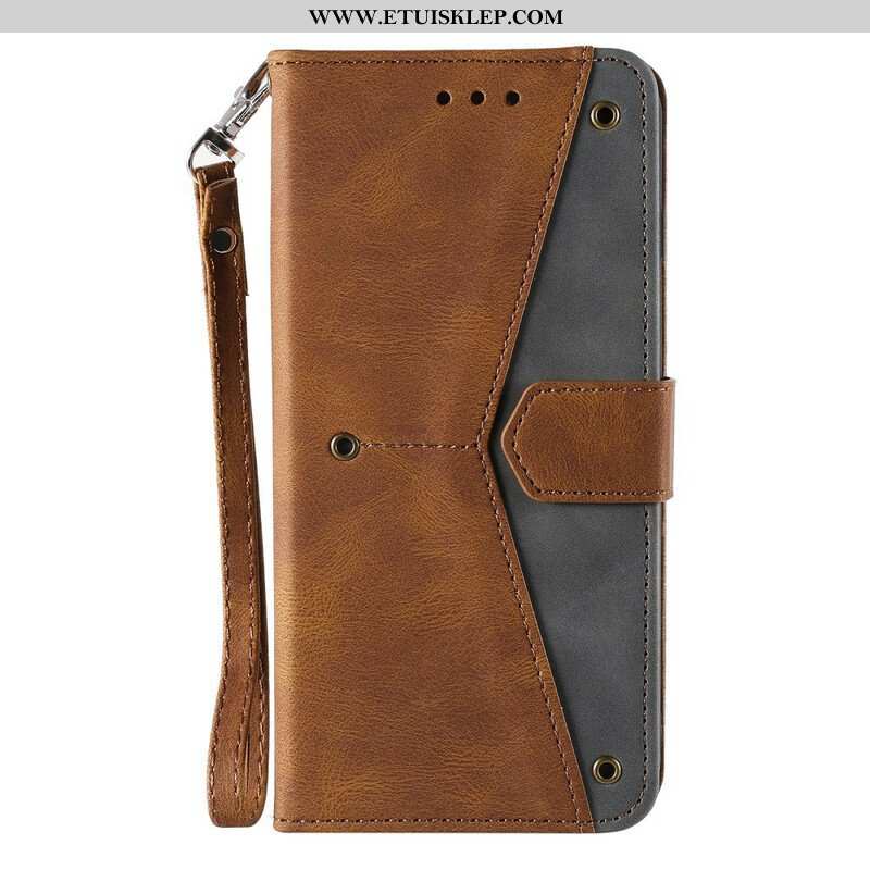 Etui Folio do OnePlus Nord 2 5G Szwy W Dotyku